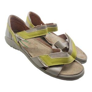 Naot Shoes Womens Size 37 Multicolor Karawa Leather Adjustable Sandals Casual